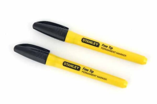 Stanley 0-47-316, Svart, Svart, Gul, 2 styck