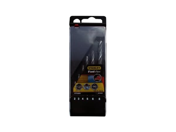 Stanley HSS cylindriskt metallborr 2 4 5 3 6 8mm (STA56003)