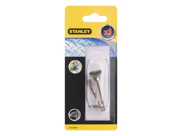 Stanley STA36090-XJ, Tillbehörssats, Metall, Trä, Betong, Svart, Silver, 3 styck, Blåsa
