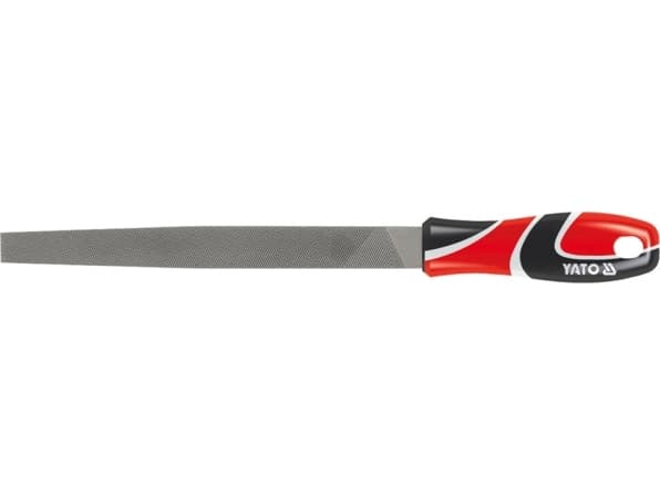 Yato YT-6223, Fil, Klämmapp, Metall, Kolstål, Svart, Röd, Vit, 250 mm