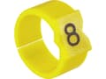 Pikkukuva 3 / 4: TE Connectivity 700690-000, Musta, Keltainen, 300 kpl, 3,2 mm, 4,5 mm