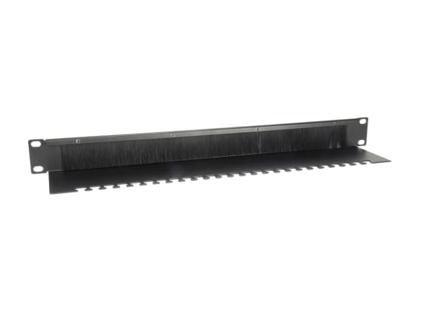 Equip 327413, Børstepanel, Sort, 1U, CE, 48,3 cm (19"), 482,6 mm