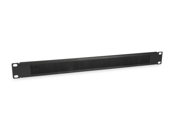 Equip 327413, Børstepanel, Sort, 1U, CE, 48,3 cm (19"), 482,6 mm