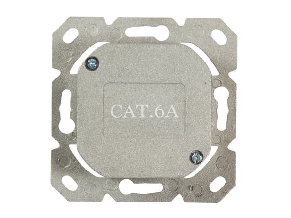 LogiLink NP0123, RJ-45, STP, 6a, Metallinen, Valkoinen, ISO/IEC 11801, TIA/EIA 568B.2-10, 80 mm