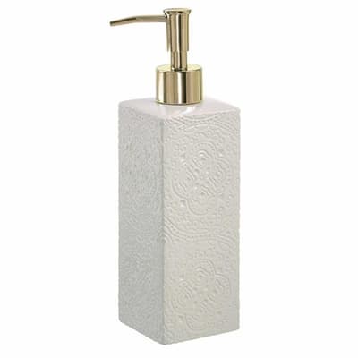 Tvålpump Guld Cult Design Kub Orient vit 21 cm