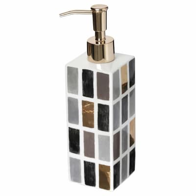 Tvålpump Terrazzo Svart/Guld Cult Design 21 cm