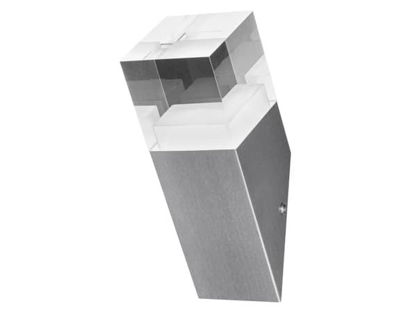LEDVANCE ENDURA STYLE CRYSTAL, Vegglys, Stål, Polymetylmetakrylat (PMMA), Stål, IP44, I, Veggmontering Stål
