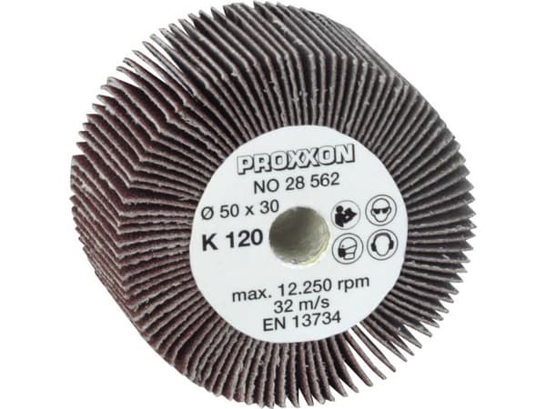 Proxxon Grinding Mop Roller For Roller Grinders Was/E And Was/A, Grain 120