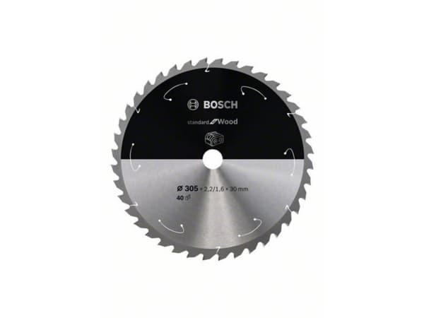 Bosch RUNDSAVKLINGE ACCU STD TRÆ 305X30MM 40T