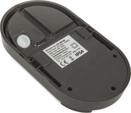 Maclean seinävalaisin Maclean LED-valaisin MCE340 GR 15W infrapuna-liiketunnistin