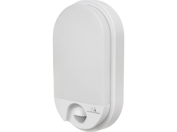 LED-lampe med infrarød bevegelsessensor 1100lm 15W IP54 hvit, farge natur MCE340 W