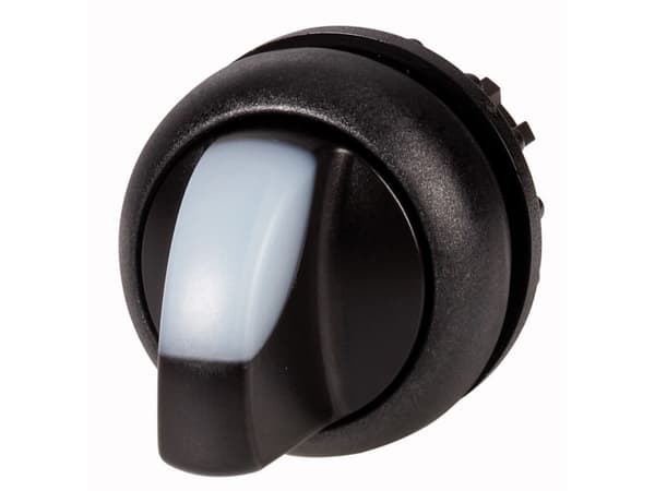 Eaton M22S-WRLK-W, Vipukytkin, Muovi, Musta, Valkoinen, IP66, 29,7 mm, 45,9 mm