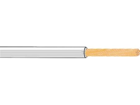 Asennuskaapeli, halogeeniton1X0,5 mm² H05Z-K valkoinen 300/500V kela, kaapelin halkaisija 2,1 mm - (200 metriä)