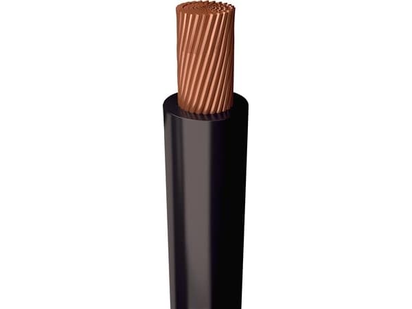 Asennuskaapeli, halogeeniton1X16,0 mm² H07Z-K musta 450/750V rengas, kaapelin halkaisija 7,3 mm - (100 metriä)