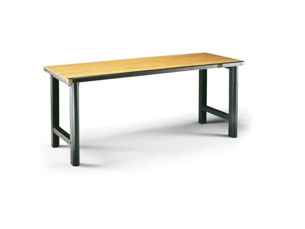 HAZET 130-1, Bærbar arbeidsbenk, Metall, Tre, Sort, Tre, 1000 kg, 2000 mm, 760 mm
