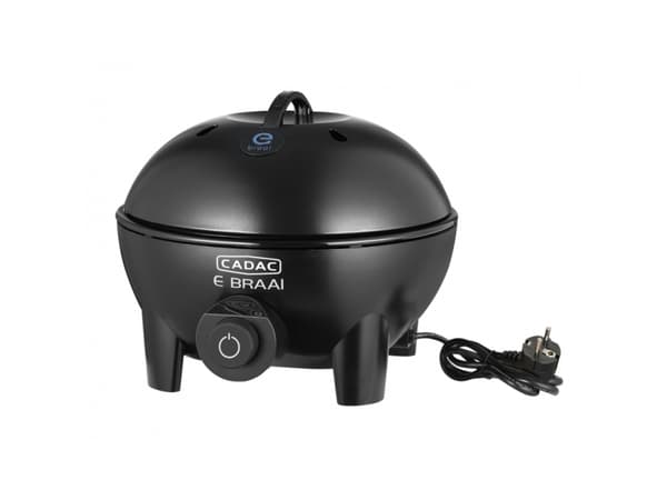 Cadac E-BRAAI, 2300 W, Grilli, sähköinen, 270 °C, 39 cm, Skottel braai musta