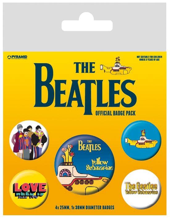 Badge Pack - The Beatles (Yellow Submarine)