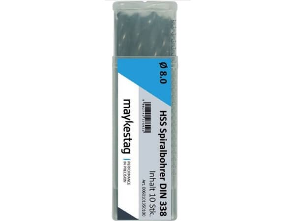 Alpen 0060100170100 HSS Spiralbor 1.7 mm Samlet længde 43 mm DIN 338 10 stk
