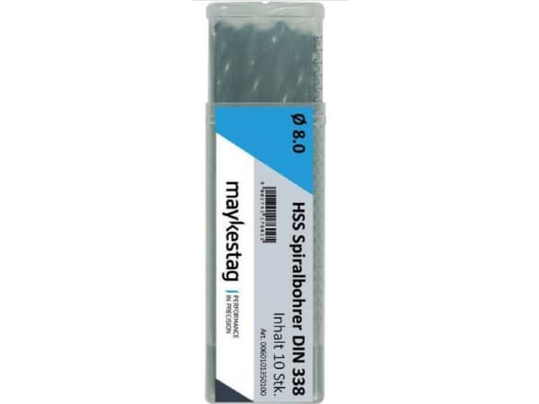Alpen 0060100170100 HSS Spiralbor 1.7 mm Samlet længde 43 mm DIN 338 10 stk