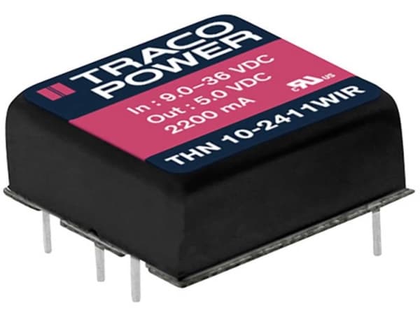 TracoPower THN 10-2411WIR DC/DC-muunnin, tulostus 2000 mA 10 W Lähtöjen määrä: 1 x