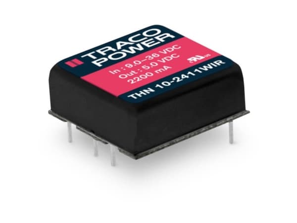TracoPower THN 10-2411WIR DC/DC-muunnin, tulostus 2000 mA 10 W Lähtöjen määrä: 1 x