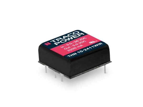 TracoPower THN 10-2411WIR DC/DC-muunnin, tulostus 2000 mA 10 W Lähtöjen määrä: 1 x