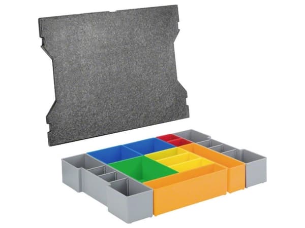 BOSCH innsatser for L-BOXX 102 12 deler - 1600A016N9