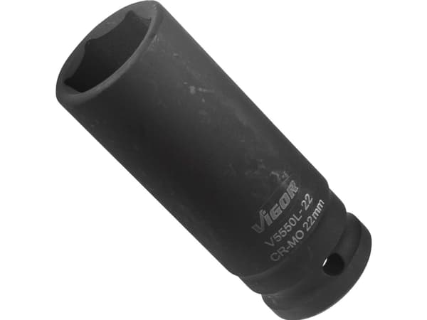 Vigor V5550L-22, Uttag, 1/2", Metrisk, 1 huvuden, 22 mm, Mätt