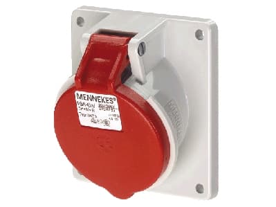 MENNEKES 3473, Suora, 400 V, Punainen, Valkoinen, IP44, 1 kpl