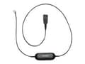 Miniatyrbild 4 av 5: Jabra Smart Cord - Headset-kabel - svart - för Cisco IP Phone 78XX; BIZ 2300; Mitel 74XX; Dialog 42XX, 44XX, 5446; Snom 71X