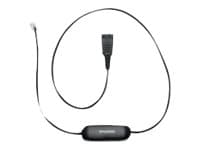Jabra Smart Cord - Headset-kabel - svart - för Cisco IP Phone 78XX; BIZ 2300; Mitel 74XX; Dialog 42XX, 44XX, 5446; Snom 71X
