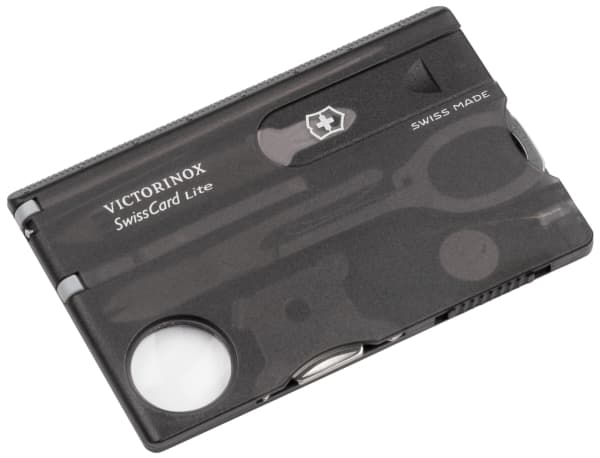 Victorinox SwissCard Lite Onyx, 54,5 x 82 x 4,5 mm, 69,5 g