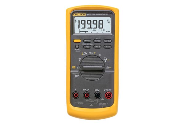 Fluke 87V, Analog, 3,75 siffror, Batteri, Alkalisk, 98 mm, 52 mm