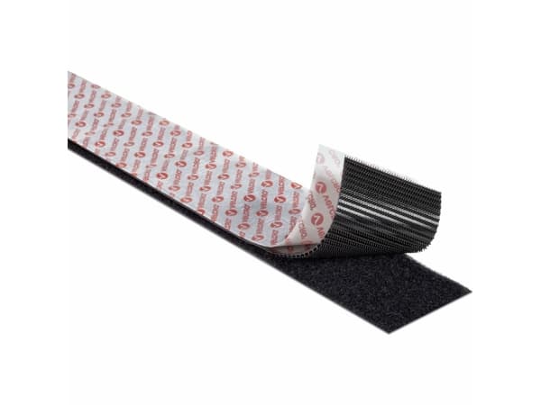 Velcro VEL-EC60241, Svart, 50 mm, 1 m, 1 styck, Låda
