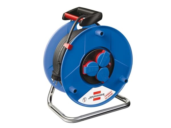 brennenstuhl Garant IP44 cable reel 25m H07RN-F 3G1,5 - Skjøteledningstrommel - utgangskontakter: 3 - 25 m kabel - svart