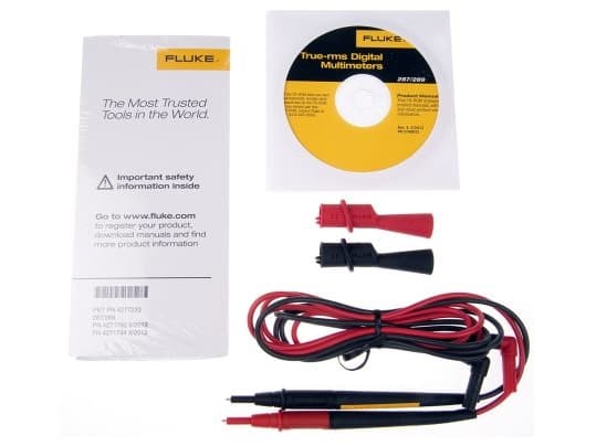 Fluke 287/EUR, 4,5 numeroa, paristot, AA, 102 mm, 60 mm, 222 mm