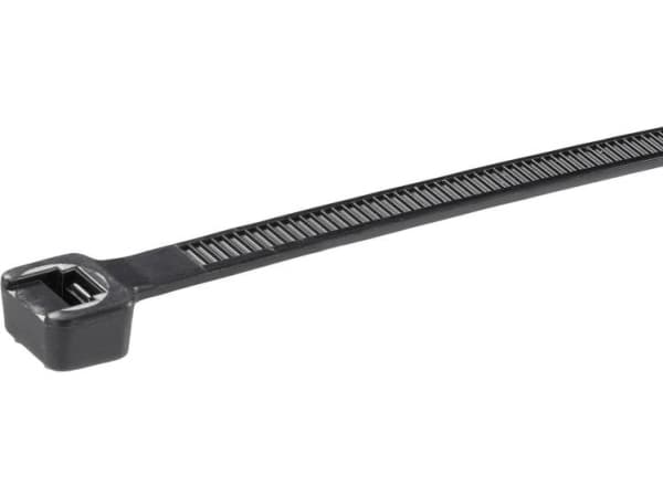 Panduit Cable Tie, 5.6"L (142mm), Intermediate, Weather Resistant Polypropylene, Black, 1000pc, Polypropylen (PP), Svart, 142 mm