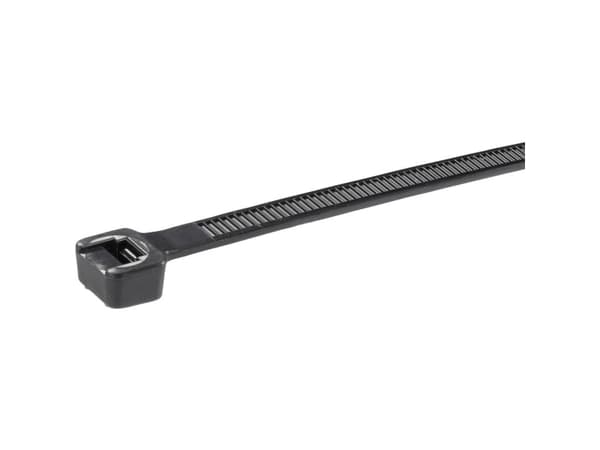 Panduit Cable Tie, 5.6"L (142mm), Intermediate, Weather Resistant Polypropylene, Black, 1000pc, Polypropylen (PP), Svart, 142 mm