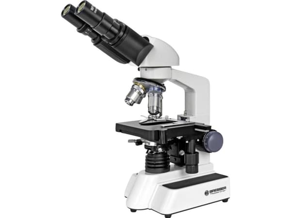 Bresser Optics Researcher Bino, Digitalt mikroskop, Svart, Vit, 1000x, 40x