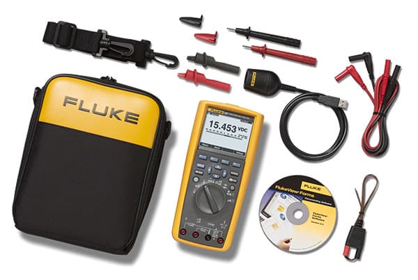 Fluke 287, 4,5 siffer, batteri, AA, alkalisk, 102 mm, 60 mm