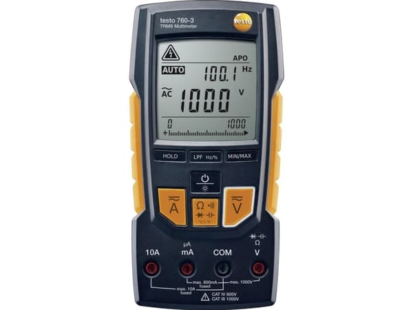 Testo 760-3, LCD, Batterier, AAA, 167 mm, 45 mm, 85 mm