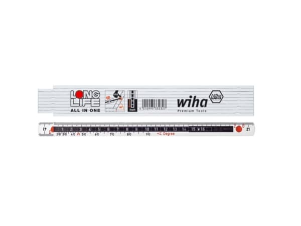 Wiha 410 2007, Lasikuitu, Polyamidi, Valkoinen, cm,mm, 2 m, 15 mm, 139 g