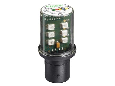 Diodilamppu BA15D vihreä 24V