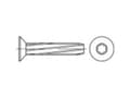 Pikkukuva 3 / 4: TOOLCRAFT 141866 Pladeskruer M4 8 mm T-profil DIN 7516 Stål Galvaniseret 2000 stk