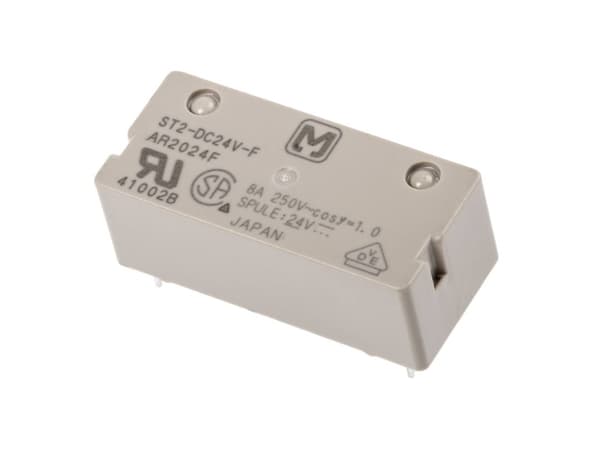 Panasonic ST224F Print relä 24 V/DC 8 A 2 x gränskontakt 1 st