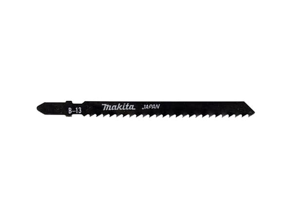 Makita B-13 - Stikksagblad - for kryssfinér, bløtt tre, løvtre, finertre, polyvinylklorid (PVC) - 5 deler - T-skaft - lengde: 105 mm - for Makita 432
