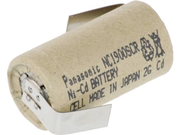 Panasonic Sub-C ZLF Special-batteri Sub-C Z-loddefane NiCd 1.2 V 1900 mAh
