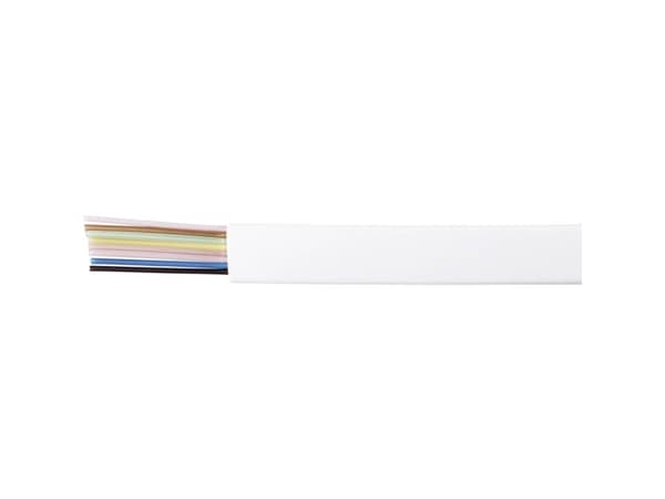 Kash 70I124 Telefonkabel LiYYY 8 x 0,12 mm² Vit 10 m