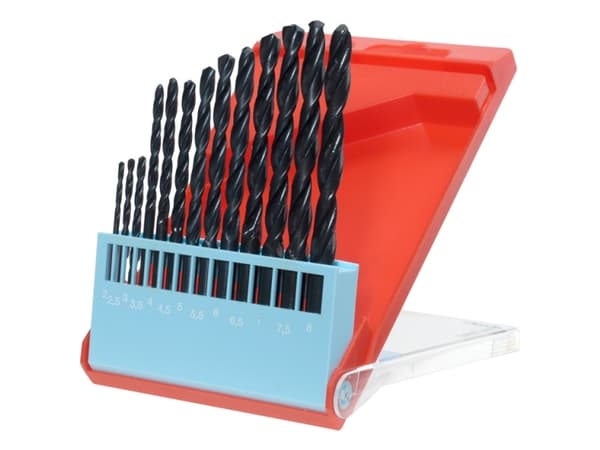 kwb 424140, Borr, Borrsats, Högerrotation, Plast, Profil, Metallplåt, 118°, Snabbstål (HSS)