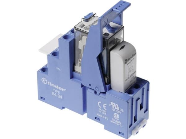 Finder 58.34.9.220.0050 Relekomponentti Nimellisjännite: 220 V/DC Katkaisuvirta (max.): 7 A 4 x vaihtokytkin 1 kpl 1 kpl